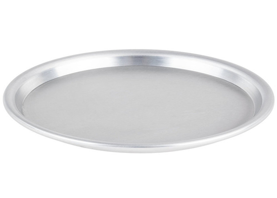 RK Bakeware China Foodservice NSF 16 Inch Aluminum Coupe Pizza Tray Wide Rim Pizza Pan