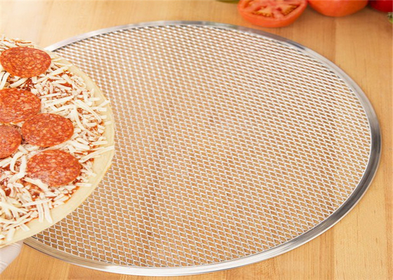 RK Bakeware China-Pizza Hut Aluminum Crispy Pizza Screen/Pizza Mesh Screen
