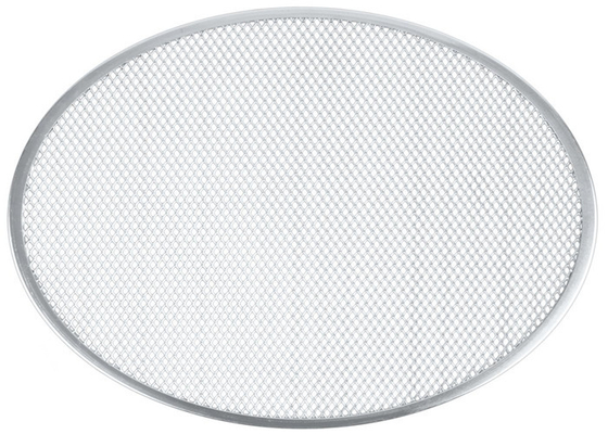 RK Bakeware China Foodservice NSF Stainless Steel Barbecue Grill Pan Pizza Screen /Aluminum Mesh Pizza Trays