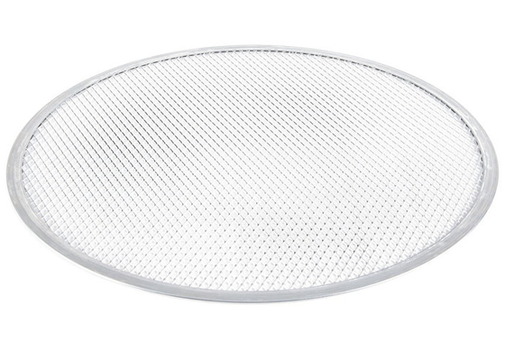 RK Bakeware China Foodservice NSF Stainless Steel Barbecue Grill Pan Pizza Screen /Aluminum Mesh Pizza Trays