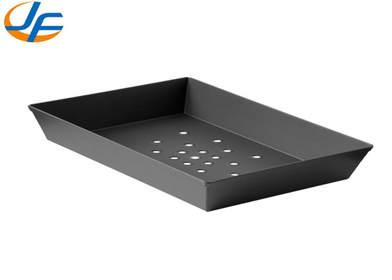 RK Bakeware China Foodservice NSF Commercial Hard Coat Aluminum Pizza Pan / Detroit Pizza Pans 8&quot; X 10&quot; X 2.38&quot;