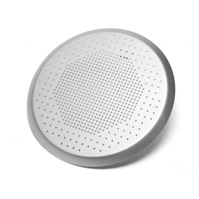 RK Bakeware China-Hard Coat Anodized Perforated Thin Crust Pizza Pan for Pizza hut