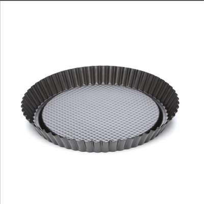 RK Bakeware China Foodservice NSF Nonstick Loose Bottom Round Shaped Pizza Pan Tart Pan