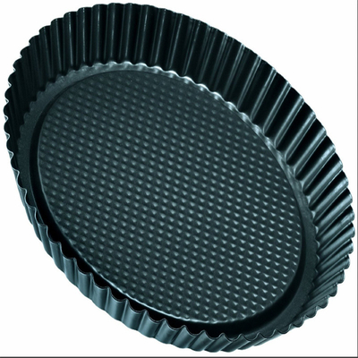 RK Bakeware China Foodservice NSF Nonstick Loose Bottom Round Shaped Pizza Pan Tart Pan