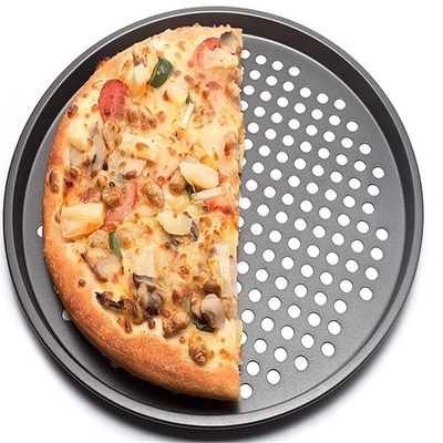                  Rk Bakeware China Manufacturer-Nonstick Aluminum Pizza Disk with Rim             