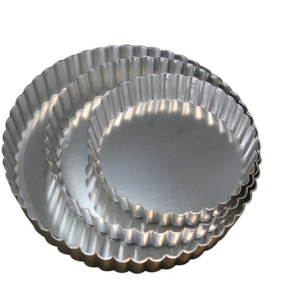                  Rk Bakeware China-Aluminum Fluted Tart Pan             