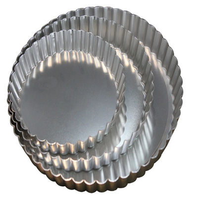                  Rk Bakeware China-Aluminum Fluted Tart Pan             