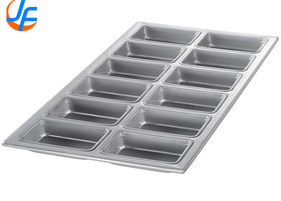 RK Bakeware China Foodservice NSF 12 Compartment Aluminum Loaf Bread Pans Bread Tin