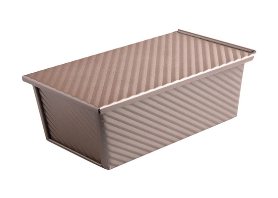 RK Bakeware China Foodservice NSF 380g Aluminum Pullman Loaf Pan With Cover Bread Pan Bread Toast Mold  Loaf Pan