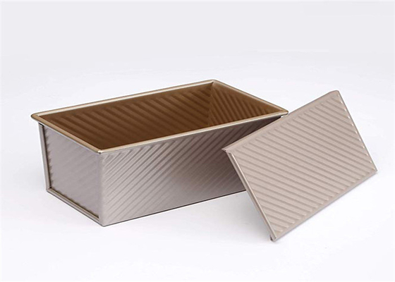 RK Bakeware China Foodservice NSF 380g Aluminum Pullman Loaf Pan With Cover Bread Pan Bread Toast Mold  Loaf Pan