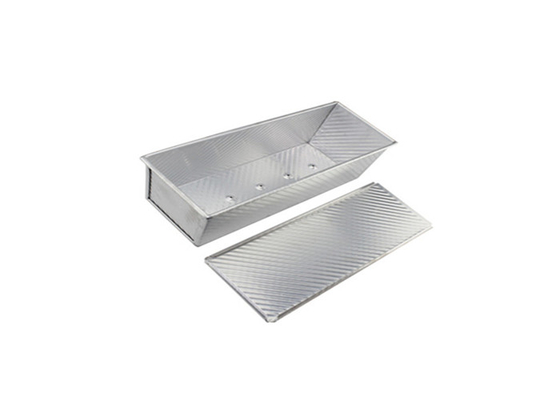 RK Bakeware China Foodservice NSF Aluminum Loaf Pans Corrugated Pullman Loaf Pan Bread Pan With Lid