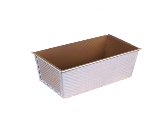 RK Bakeware China- 680g Corrugated Aluminum Loaf Pans/ Nonstick Pullman Bread Pan