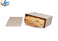 RK Bakeware China Foodservice NSF Telfon Nonstick Pullman Bread Loaf Pan Fluted Pan With Lid Customized Size