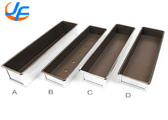 RK Bakeware China Foodservice NSF Aluminum Pullman Loaf Pan / Bread Pan Bread Tin With Loose Bottom
