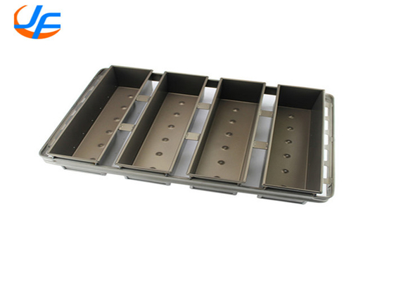 RK Bakeware China Foodservice NSF 800g Aluminum Alloy Nonstick Pullman Pan / Toast Bread Baking Pan