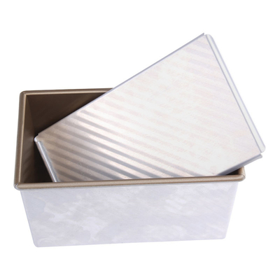 RK Bakeware China Foodservice NSF  450 Gram Aluminum Loaf Pans , Large Capacity Bread Pan Pullman Bread Pan