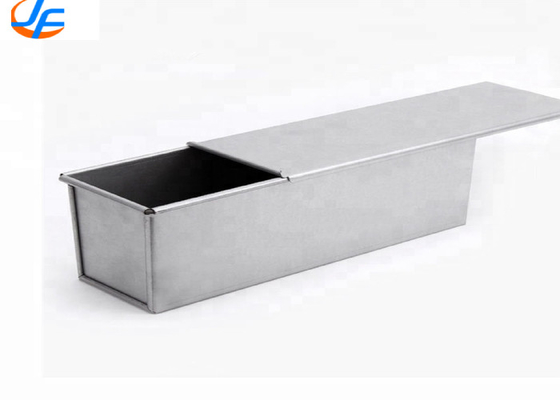RK Bakeware China Foodservice NSF Telfon Nonstick Pullman Aluminum Loaf Pans Bread Baking Pan With Lid