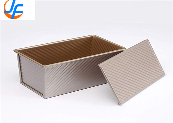RK Bakeware China Foodservice NSF 680g Commercial Baking Pullman Loaf Pan With Cover , Bread Pan Bread Toast Mold