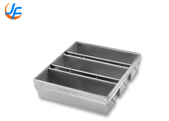 RK Bakeware China Foodservice NSF Commercial Aluminum Loaf Pans / Special Strap Pullman Bread Pan