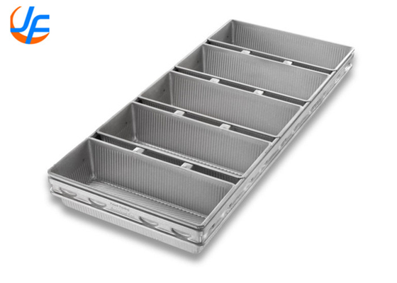 RK Bakeware China-Chicago Metallic 4 Straps Open Top Pullman Bread Pan Glazed For Wholesale Bakeries