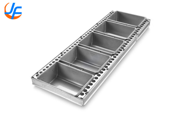 RK Bakeware China-Chicago Metallic 5 Straps Open Top Pullman Loaf Bread Pan