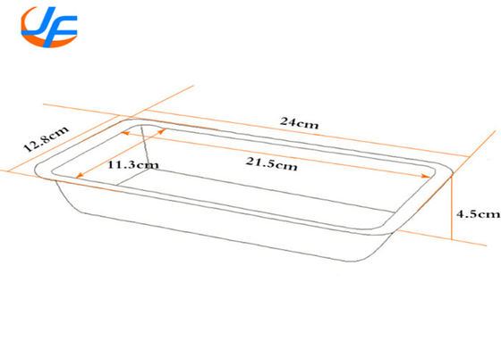 RK Bakeware China Foodservice NSF Telfon Nonstick Commercial Pullman Loaf Pan Toast Bread Baking Pan Bread Tin