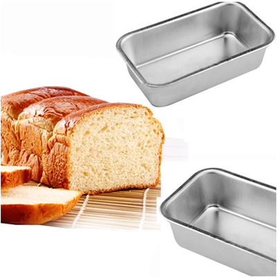 RK Bakeware China Foodservice NSF 600g Nonstick 4 Straps Farmhouse White Sandwich Bread Tin