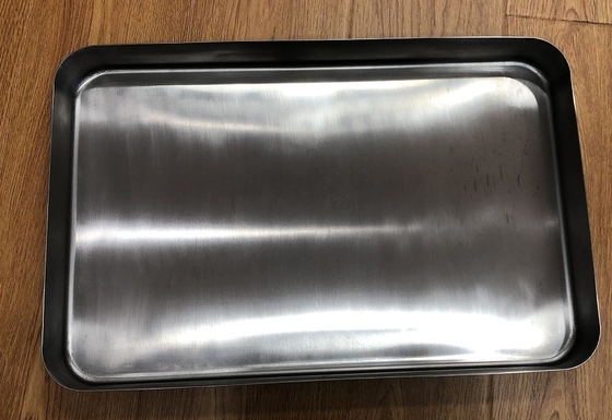                  Rk Bakeware China-Deep Drawn 304 Stainless Steel Rectangular Food Serving/Baking/Storage Tray             