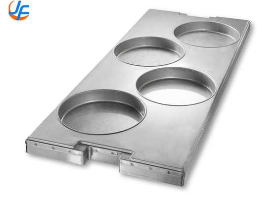 RK Bakeware China-American Pan Auto Bake Serpentine Line 8 Donut Cake Tray For Industrial Bakeries
