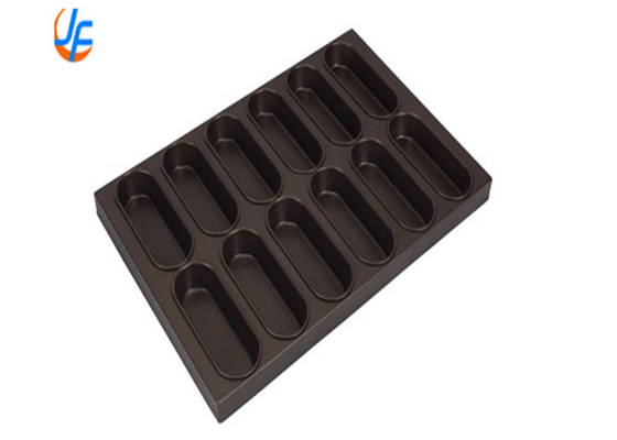 RK Bakeware China- Oval Shape Cupcake Muffin Tray For Industrial Cake Factory