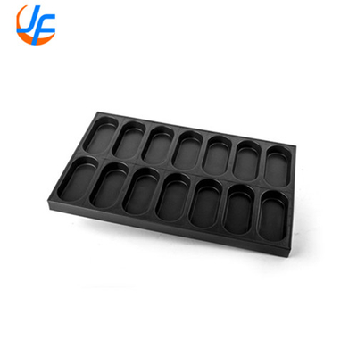 RK Bakeware China Foodservice NSF Commercial Custom Silicone Galzed Square Muffin Tray
