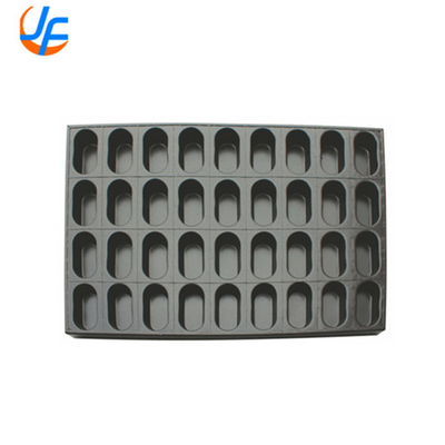 RK Bakeware China Foodservice NSF Commercial Custom Silicone Galzed Square Muffin Tray