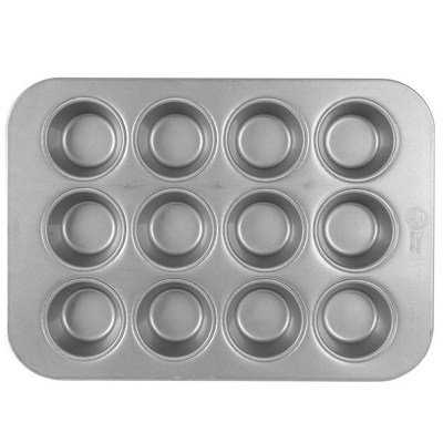 RK Bakeware China-Chicago Metallic Mini Crown Muffin Pan Fda Aluminium Tray For Cake