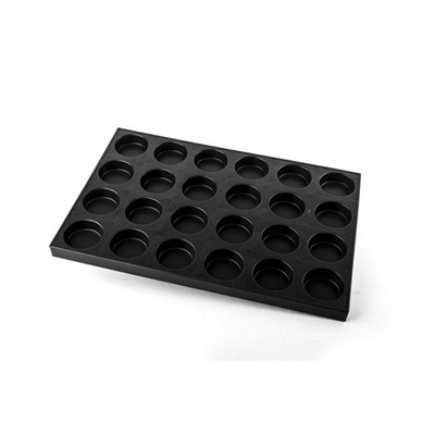                  Rk Bakeware China-Slicone Glazed Cupcake Muffin Custard Cake Baking Tray for Industrial Cupcake Lines             