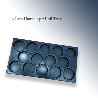 RK Bakeware China Foodservice NSF WEHS 102 Round Deep 102mm  Nonstick 4 Inch Hamburger Roll Tray