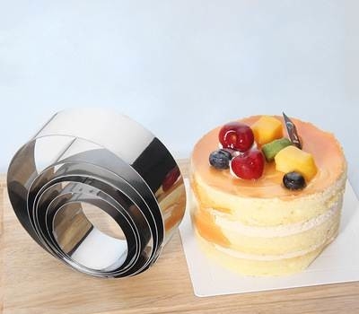 RK Bakeware China Foodservice NSF Adjustable Cake Mold  Small Baking Ring Molds Cake Pan