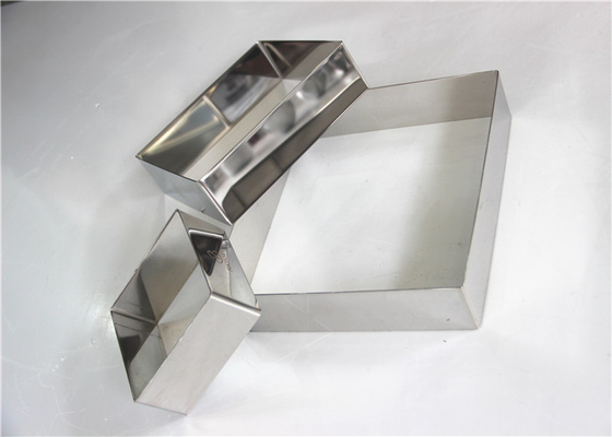 RK Bakeware China Foodservice NSF Custom Stainless Steel Square Mousse Cake Ring