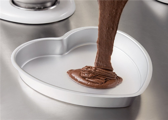 RK Bakeware China Foodservice NSF 142*134*55 Aluminum Heart Shape Cake Pan Loose Bottom
