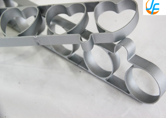 RK Bakeware China Foodservice NSF 5 6 7 8 9 Inches Aluminum Cake Ring/ Heart Shape Stainless Steel Mousse Cake Ring