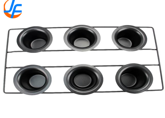 RK Bakeware China Foodservice NSF 6 Cups Stainless Steel Nonstick Popover Pan