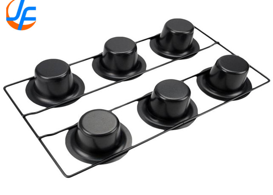 RK Bakeware China Foodservice NSF 6 Cups Stainless Steel Nonstick Popover Pan