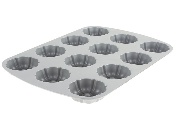 RK Bakeware China Foodservice NSF 12 Compartment Bundtlette Aluminum Muffin Cake Pan Commercial Grade