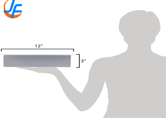 RK Bakeware China Foodservice NSF Rectangular Aluminium Cake Mould Straight Sided Cake Pan