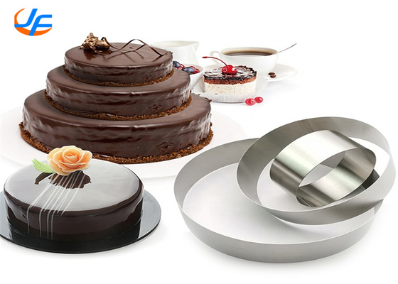 RK Bakeware China Foodservice NSF Birthday Cake Pan , Stainless Steel Mousse Rings