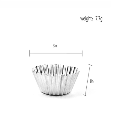                  Alloy Cake Tart Mould Baking Tool Cupcake Egg Mould             