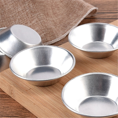                  Professional Baking Tool Cake Round Smooth Aluminium Alloy Tart Mould             