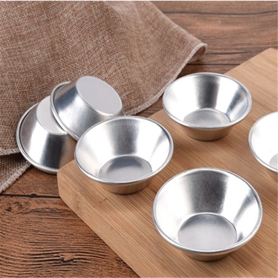                  7cm Aluminium Alloy Egg Tart Portuguese Mould Small Tart Pan Baking Mold             
