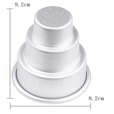                  High Quality Aluminium Alloy Round Carbon Steel Bottom Cake Mold             