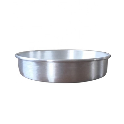 7*2 inch aluminum round silver cake baking pan Straight body solid bottom fixed bottom cake pan