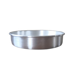 7*2 inch aluminum round silver cake baking pan Straight body solid bottom fixed bottom cake pan